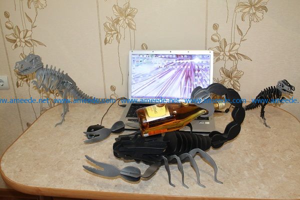 scorpion wine tray file cdr and dxf free vector download for Laser cut