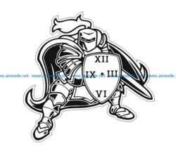watch warrior file cdr and dxf free vector download for print or laser engraving machines