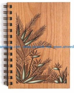 wooden book  file cdr and dxf free vector download for print or laser engraving machines