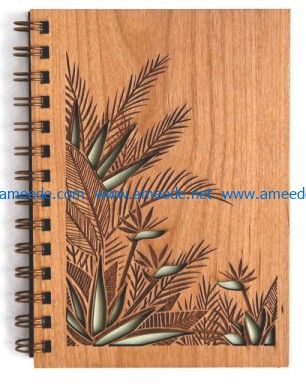 wooden book file cdr and dxf free vector download for print or laser engraving machines_ACD_0