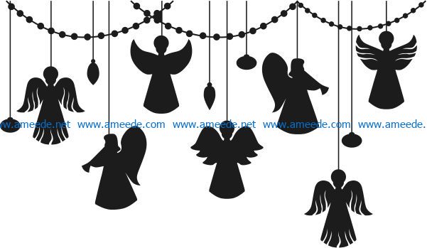 Angel dance file cdr and dxf free vector download for Laser cut Plasma