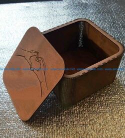 Box to your beloved file cdr and dxf free vector download for Laser cut