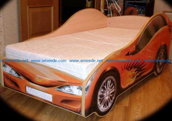 Car bed file cdr and dxf free vector download for Laser cut