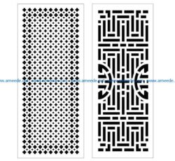 Design pattern panel screen  AN00070825 file cdr and dxf free vector download for Laser cut CNC