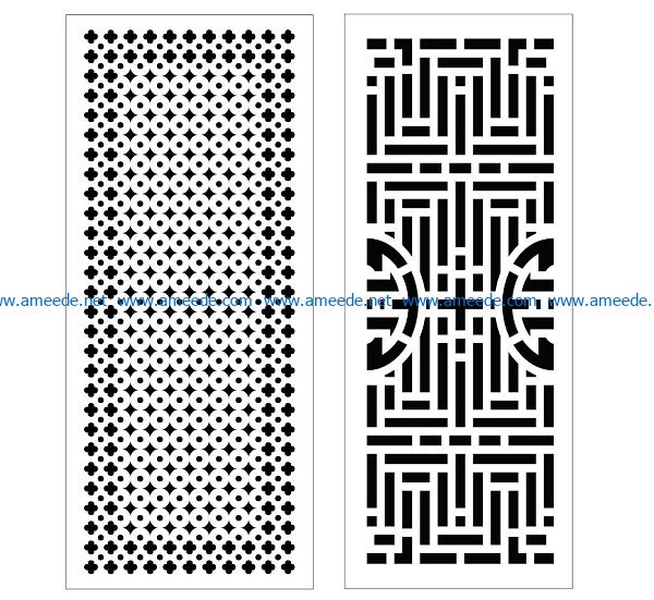 Design pattern panel screen AN00070825 file cdr and dxf free vector download for Laser cut CNC