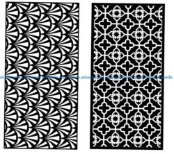 Design pattern panel screen AN00070826 file cdr and dxf free vector ...