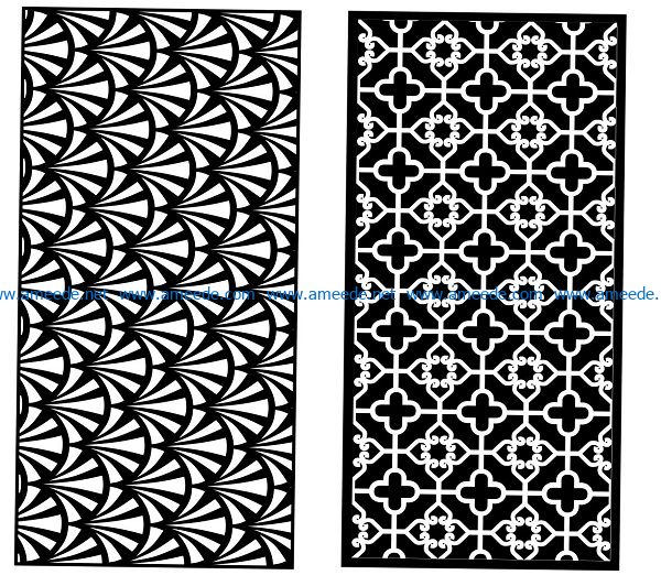 Design pattern panel screen AN00070826 file cdr and dxf free vector download for Laser cut CNC