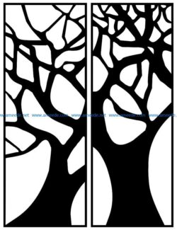 Design pattern panel screen AN00070829 file cdr and dxf free vector download for Laser cut CNC