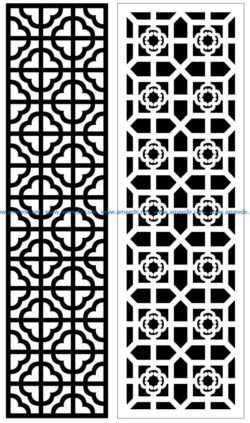 Design pattern panel screen AN00070832 file cdr and dxf free vector download for Laser cut CNC