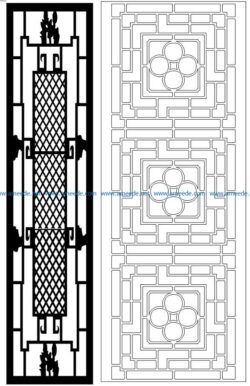 Design pattern panel screen AN00070836 file cdr and dxf free vector download for Laser cut CNC