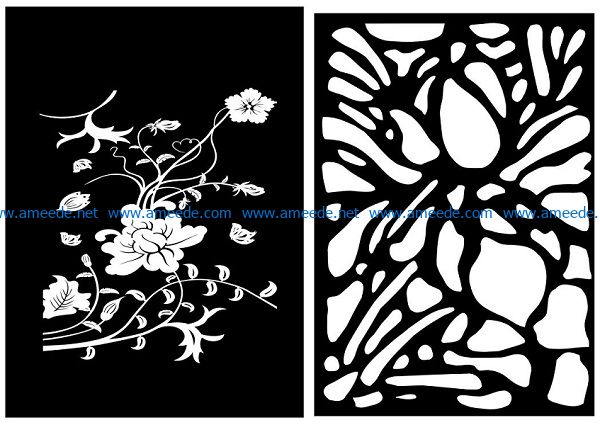 Design pattern panel screen AN00070838 file cdr and dxf free vector download for Laser cut CNC