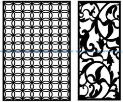 Design pattern panel screen AN00070840 file cdr and dxf free vector download for Laser cut CNC