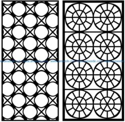 Design pattern panel screen AN00070843 file cdr and dxf free vector download for Laser cut CNC