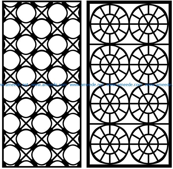 Design pattern panel screen AN00070843 file cdr and dxf free vector download for Laser cut CNC