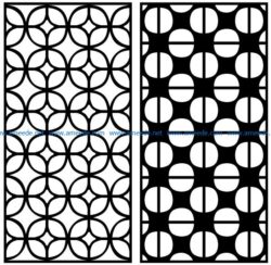 Design pattern panel screen AN00070844 file cdr and dxf free vector download for Laser cut CNC