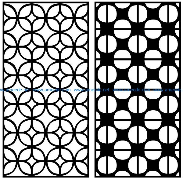 Design pattern panel screen AN00070844 file cdr and dxf free vector download for Laser cut CNC