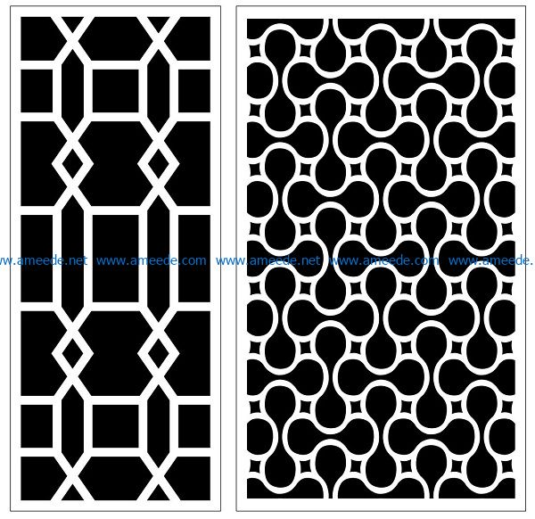 Design pattern panel screen AN00070846 file cdr and dxf free vector download for Laser cut CNC