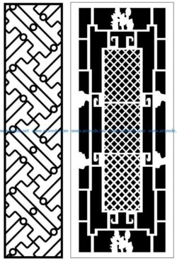 Design pattern panel screen AN00070847 file cdr and dxf free vector download for Laser cut CNC