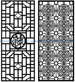 Design pattern panel screen AN00070849 file cdr and dxf free vector download for Laser cut CNC