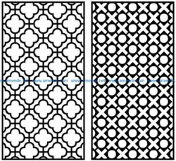 Design pattern panel screen AN00070850 file cdr and dxf free vector download for Laser cut CNC