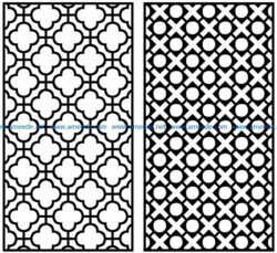 Design pattern panel screen AN00070850 file cdr and dxf free vector download for Laser cut CNC