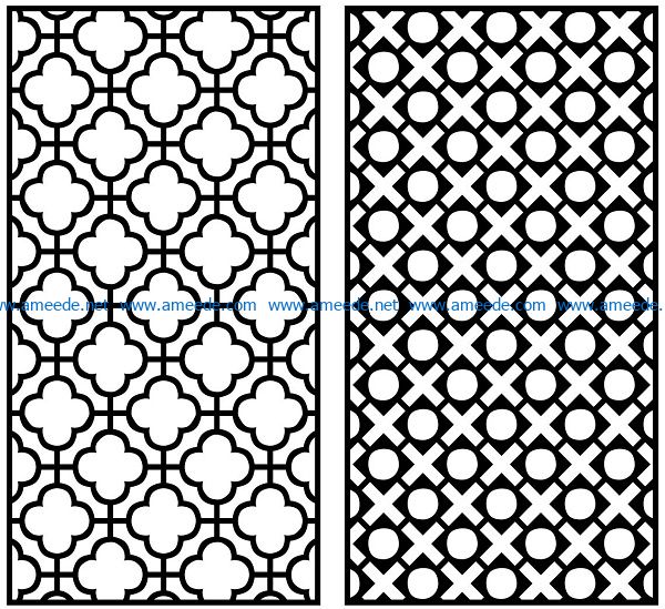 Design pattern panel screen AN00070850 file cdr and dxf free vector download for Laser cut CNC