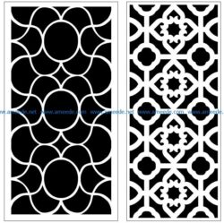 Design pattern panel screen AN00070851 file cdr and dxf free vector download for Laser cut CNC