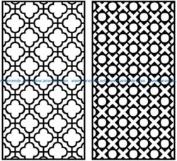Design pattern panel screen AN00070855 file cdr and dxf free vector download for Laser cut CNC