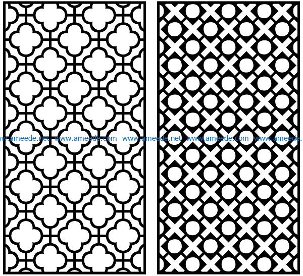 Design pattern panel screen AN00070855 file cdr and dxf free vector download for Laser cut CNC