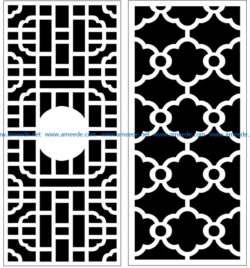 Design pattern panel screen AN00070857 file cdr and dxf free vector download for Laser cut CNC