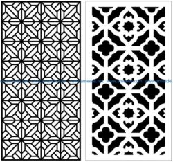 Design pattern panel screen AN00070858 file cdr and dxf free vector download for Laser cut CNC