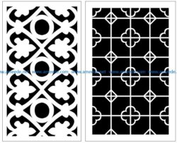 Design pattern panel screen AN00070859 file cdr and dxf free vector download for Laser cut CNC