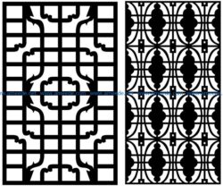 Design pattern panel screen AN00070861 file cdr and dxf free vector download for Laser cut CNC