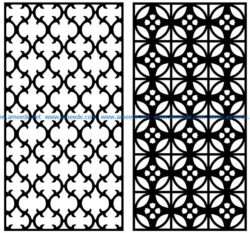 Design pattern panel screen AN00070862 file cdr and dxf free vector download for Laser cut CNC