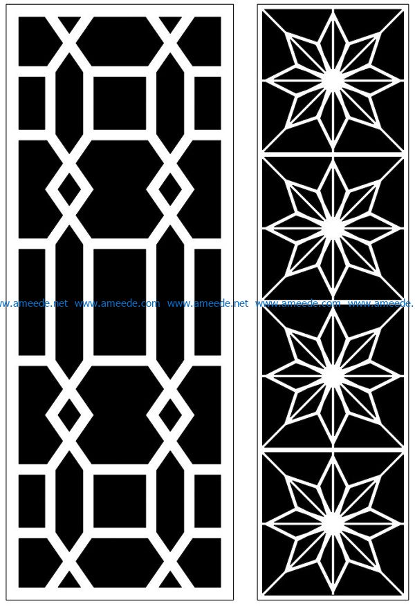 Design pattern panel screen AN00070863 file cdr and dxf free vector download for Laser cut CNC