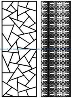 Design pattern panel screen AN00070865 file cdr and dxf free vector download for Laser cut CNC
