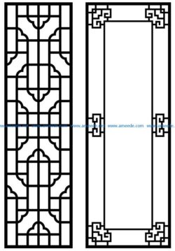 Design pattern panel screen AN00070867 file cdr and dxf free vector download for Laser cut CNC
