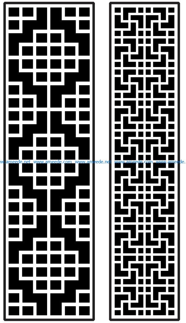 Design pattern panel screen AN00070869 file cdr and dxf free vector download for Laser cut CNC