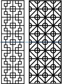 Design pattern panel screen AN00070870 file cdr and dxf free vector download for Laser cut CNC