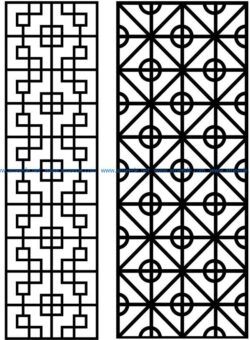 Design pattern panel screen AN00070870 file cdr and dxf free vector download for Laser cut CNC