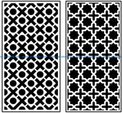Design pattern panel screen AN00070871 file cdr and dxf free vector download for Laser cut CNC