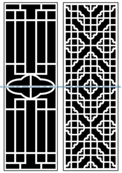 Design pattern panel screen AN00070878 file cdr and dxf free vector download for Laser cut CNC