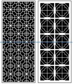Design pattern panel screen AN00070880 file cdr and dxf free vector download for Laser cut CNC