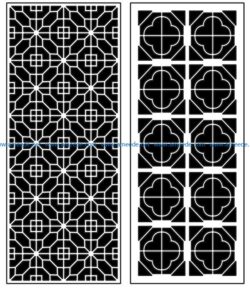 Design pattern panel screen AN00070880 file cdr and dxf free vector download for Laser cut CNC