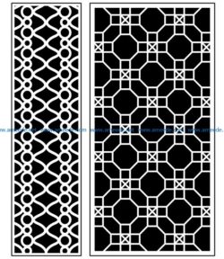 Design pattern panel screen AN00070882 file cdr and dxf free vector download for Laser cut CNC