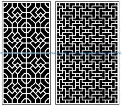 Design pattern panel screen AN00070887 file cdr and dxf free vector download for Laser cut CNC