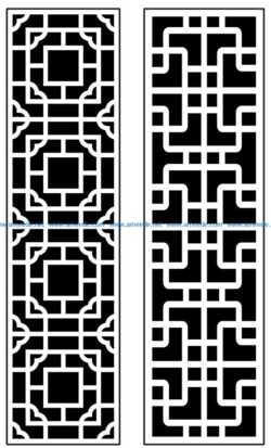 Design pattern panel screen AN00070892 file cdr and dxf free vector download for Laser cut CNC