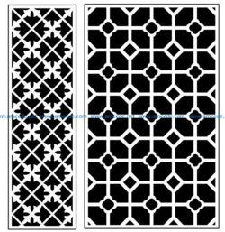 Design pattern panel screen AN00070893 file cdr and dxf free vector download for Laser cut CNC