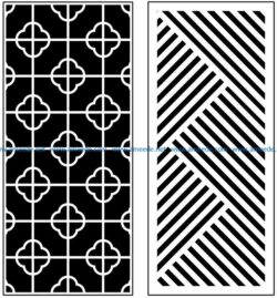 Design pattern panel screen AN00070894 file cdr and dxf free vector download for Laser cut CNC