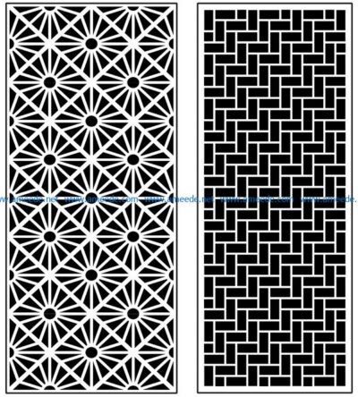 Design pattern panel screen AN00070895 file cdr and dxf free vector download for Laser cut CNC